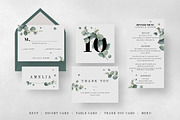 Eucalyptus Foliage Wedding Suite, an Invitation Template by BlueRobinDesignShop (Thumbnail 9 of 10)