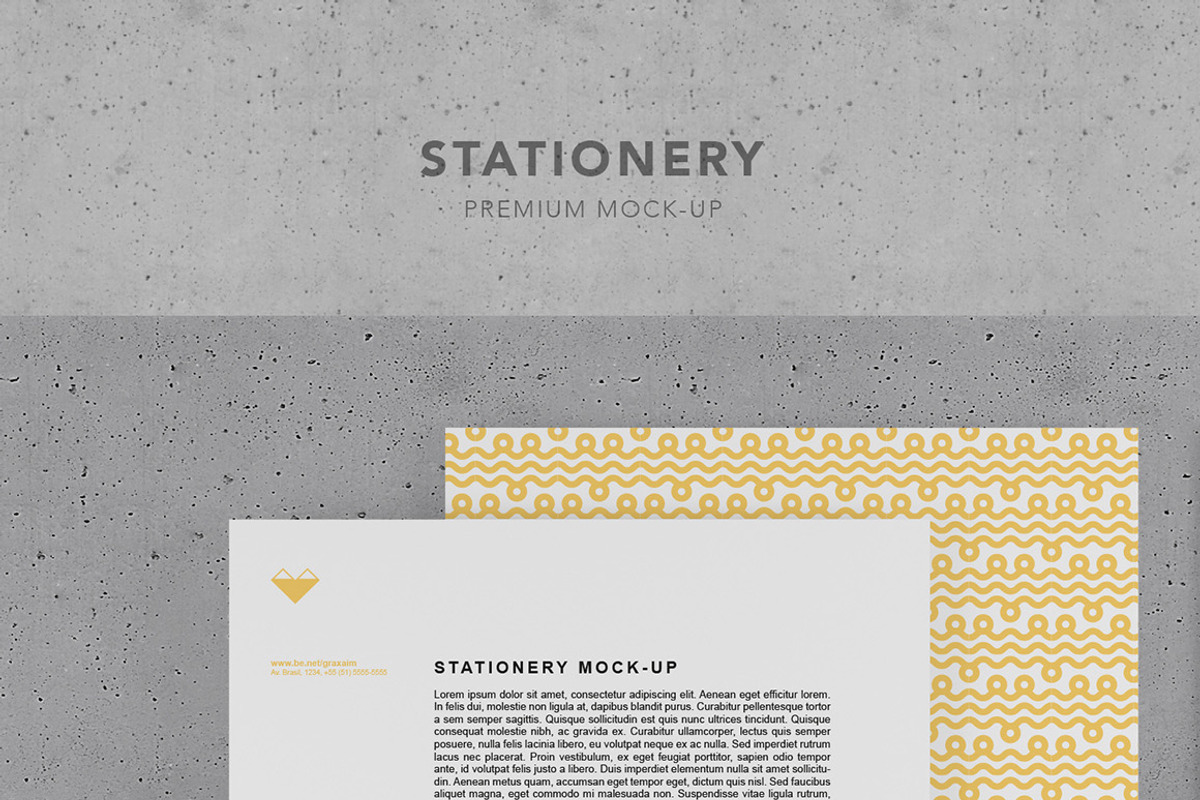 Branding Stationery PSD mock-up, a Product Mockup by Graxaim Mock-up (Photo 2 of 8)