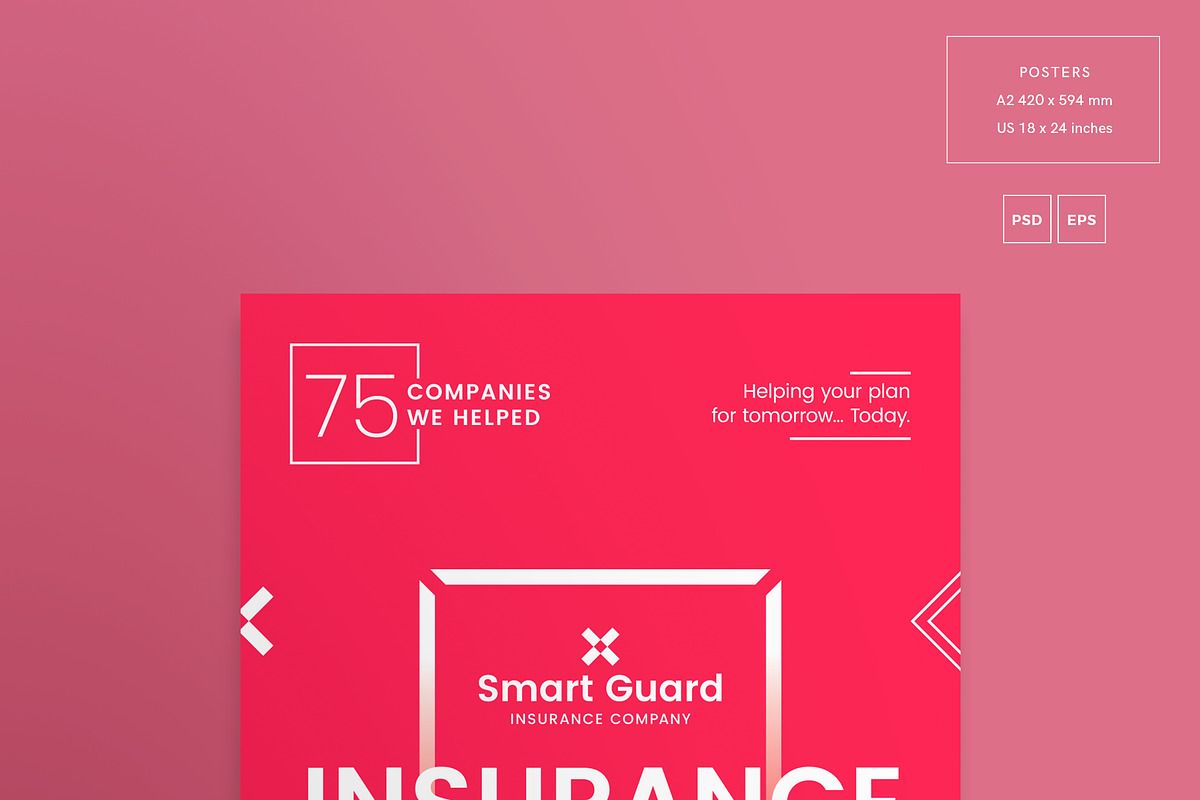 Mega Bundle | Insurance Company, a Poster Template by Amber Graphics (Photo 20 of 21)