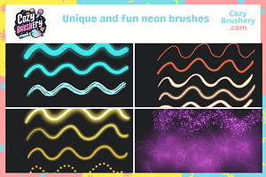 Procreate Neon Glowing Brushes