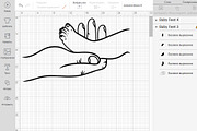 Baby feet svg, Baby Footprint SVG, a Person Illustration by Bila Vorona (Thumbnail 4 of 4)
