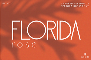 Florida Rose - Modern Font Family