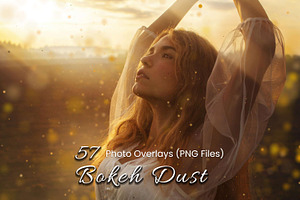 57 Bokeh Dust Photoshop Overlays