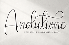 Andutione | Script Font