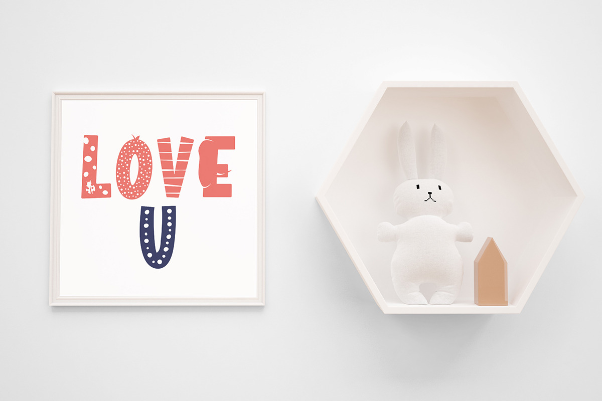 Pencil Case - Scandinavian kids font preview 8