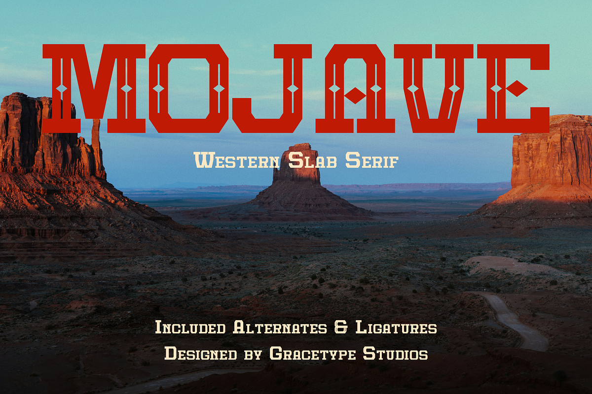 Mojave | Western Slab Serif, a Slab Serif Font by gracetype_studio (Photo 1 of 12)