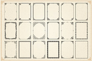 Decorative frames and borders set #2, an Object Graphic by Digiselector Design Goods (Thumbnail 2 of 7)