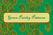 Green Paisley Pattern, a Pattern Graphic by ThaiByGaew (Thumbnail 1 of 3)