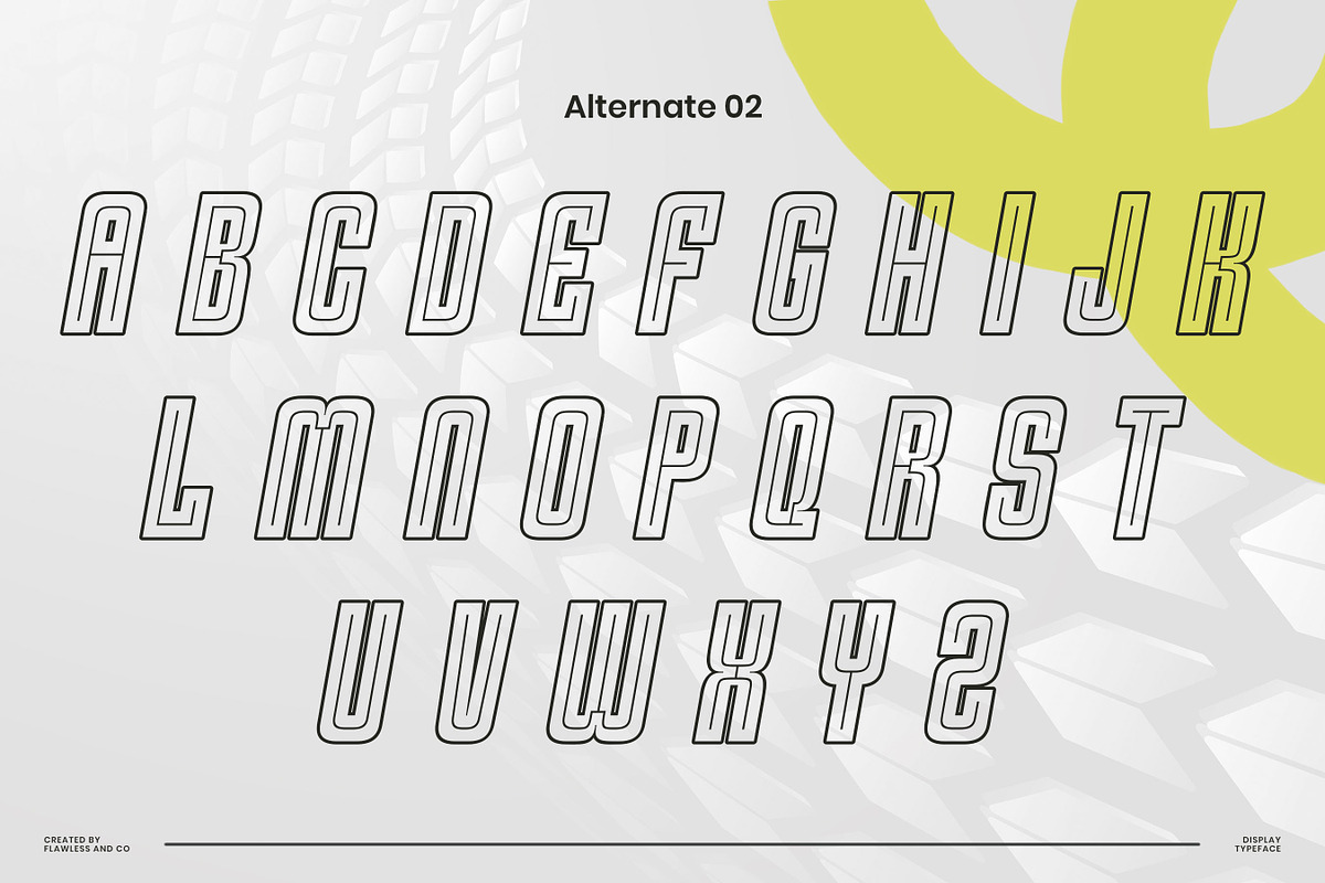Burst Speed - Sports Sans Serif Font, a Font by Flawless And Co (Photo 8 of 9)