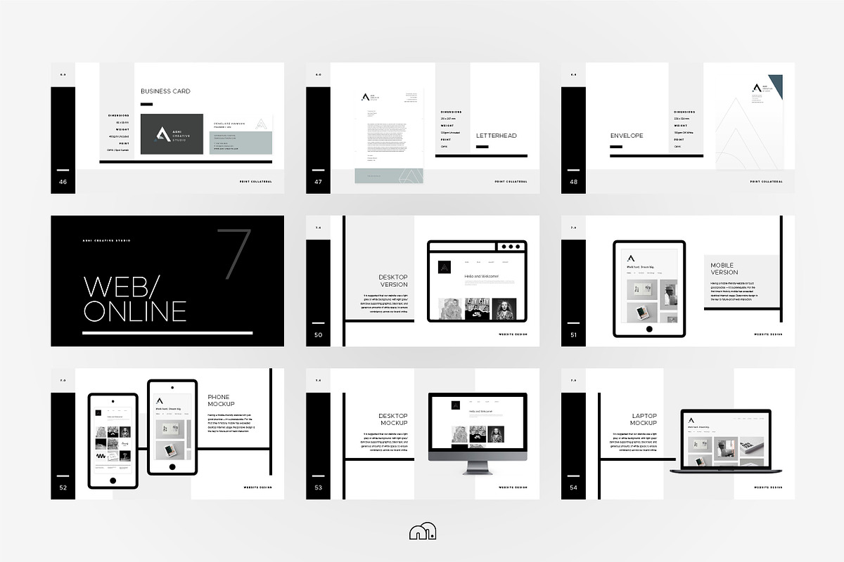Brand Keynote - Ashi, a Presentation Template by bilmaw creative (Photo 7 of 8)