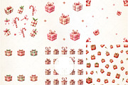 Holiday Christmas Gift Pattern Clipa, an Illustration by CrexoraLab (Thumbnail 3 of 5)