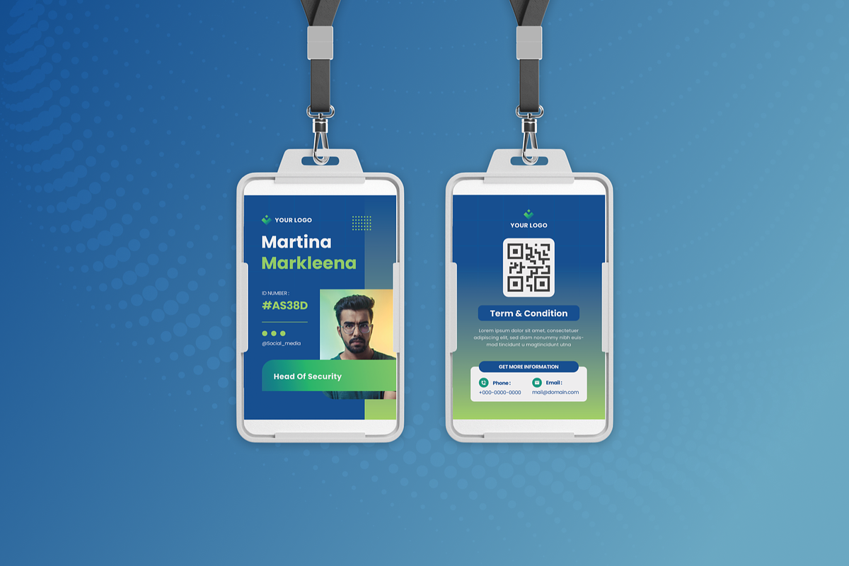 Xintyza - ID Card, a Card Template by SquidPixey (Photo 2 of 3)