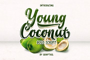 Young Coconut - 30% off + Surprise!!, a Script Font by Graptail (Thumbnail 1 of 13)