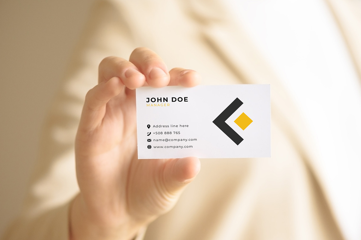 12 Business Card Mockup #1, a Print Template by Walentin (Photo 4 of 13)