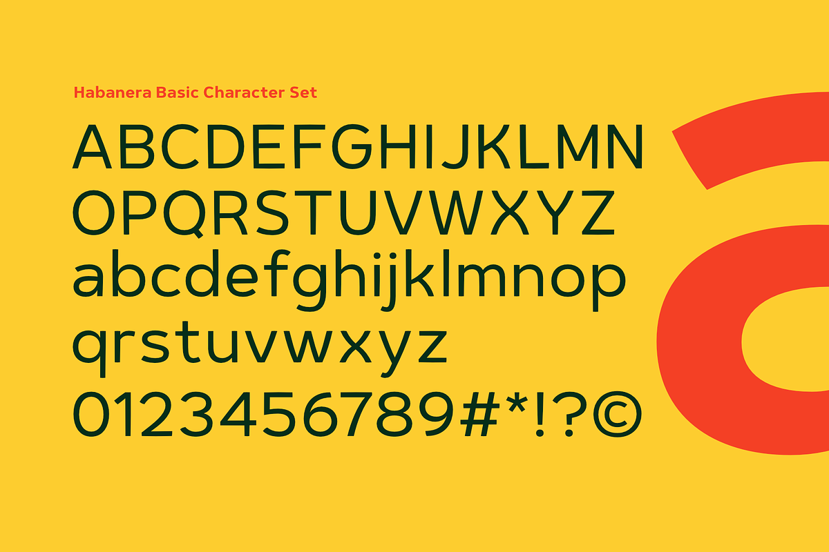 Habanera, a Sans Serif Font by Artegra (Photo 11 of 15)