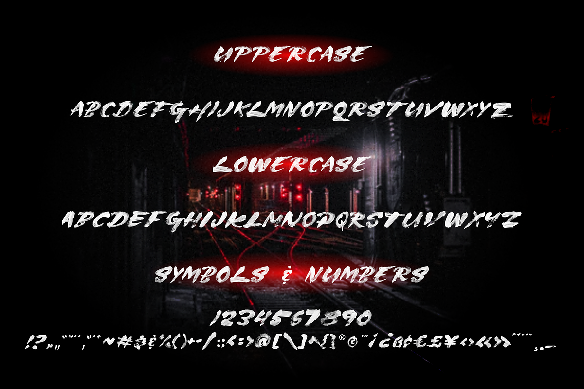 Underground Ink - SVG Font, a Font by Surplus Type Co (Photo 3 of 8)
