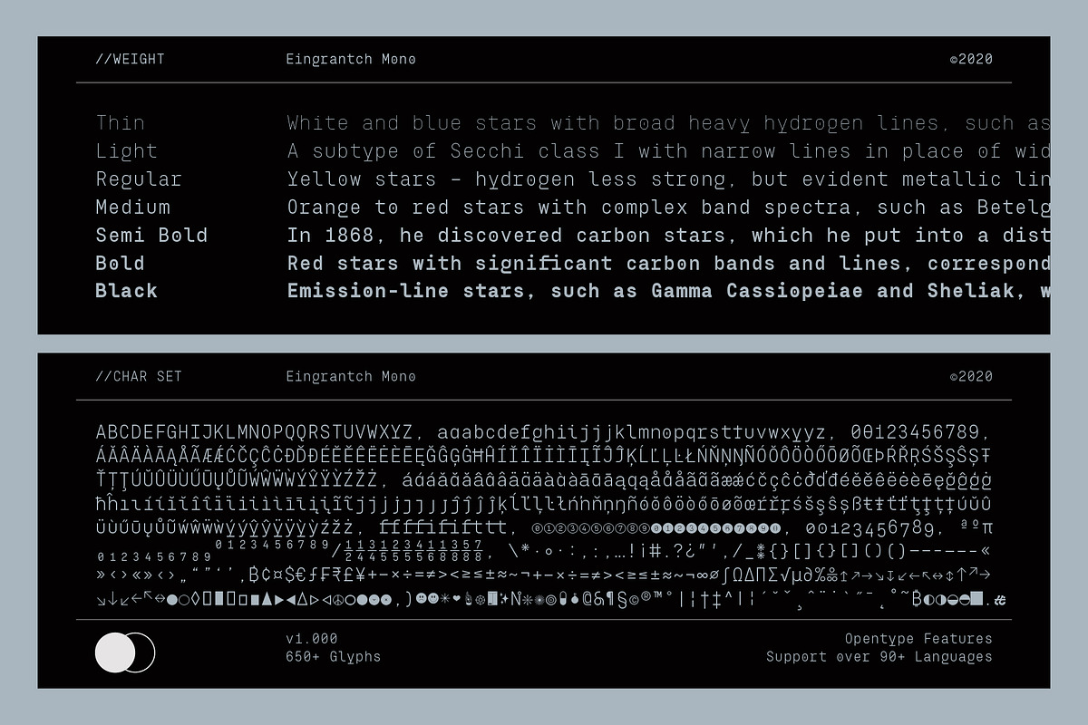 80% OFF Eingrantch Monospaced preview 3