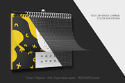 Wall Calendar Mockup Set, a Print Template by Graphic Bird (Thumbnail 2 of 10)