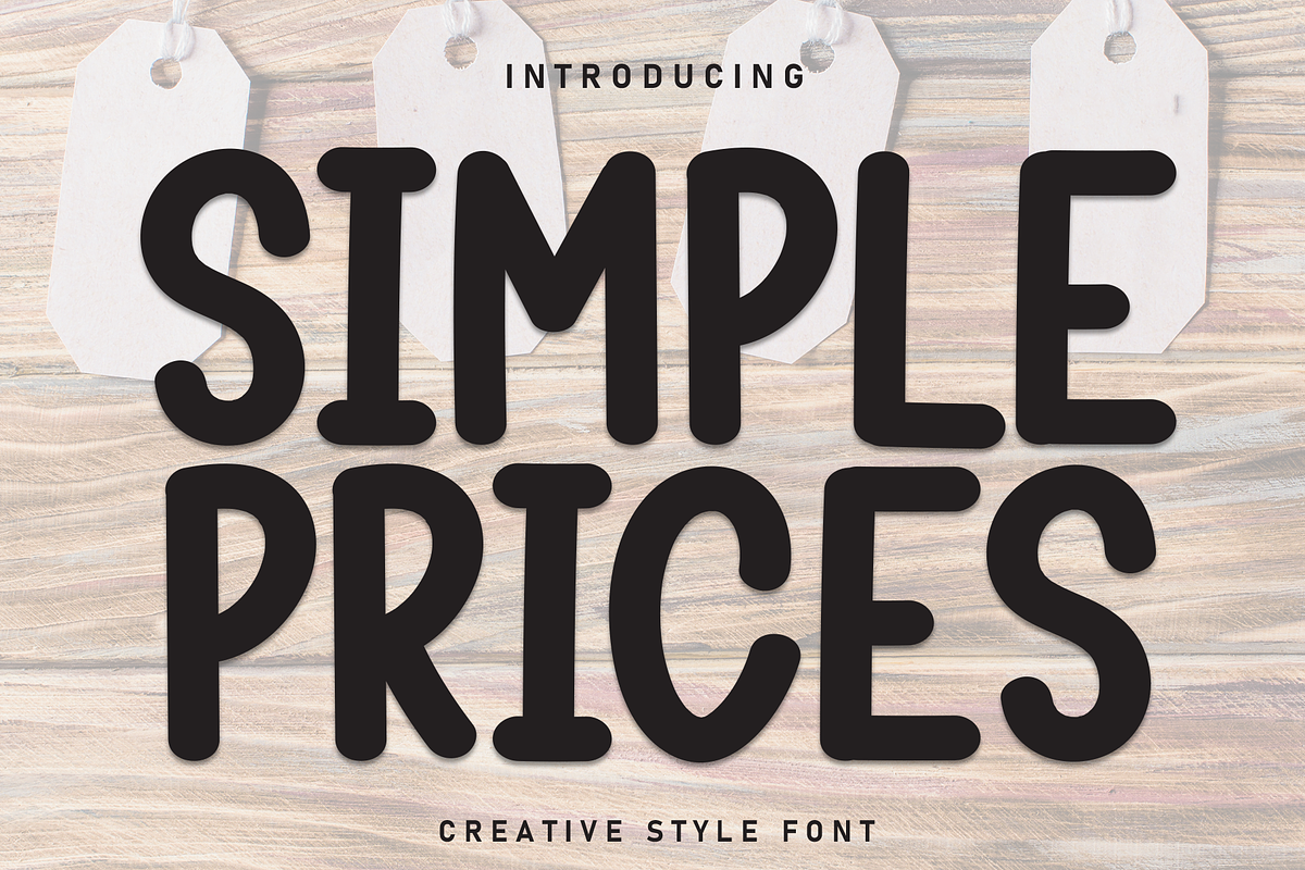 Simple Prices | Script Font, a Script Font by Scratchones (Photo 1 of 8)