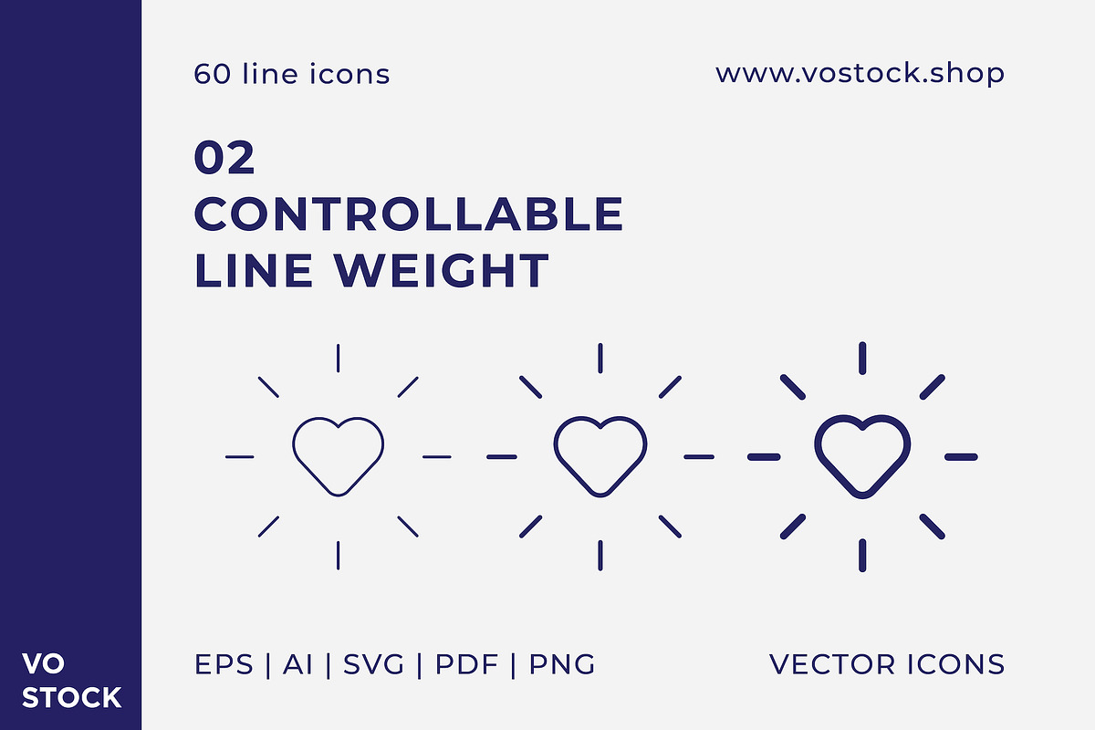 60 Valentines Day Icons, an Icon by vo.stock (Photo 4 of 6)