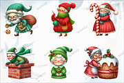 Funny Old Lady Christmas Sublimation, an Illustration by designcity5 (Thumbnail 2 of 5)
