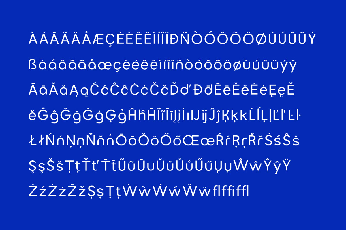 Gucina Geometric Font Family, a Sans Serif Font by Yukita Creative (Photo 11 of 11)