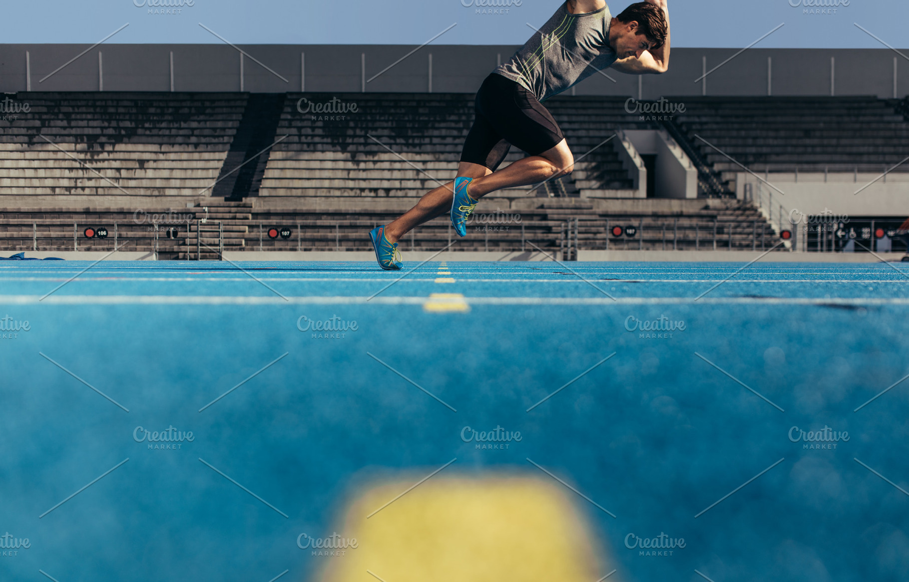 Sprinter taking off for a run, a Sports & Recreation Photo by Jacob Lund