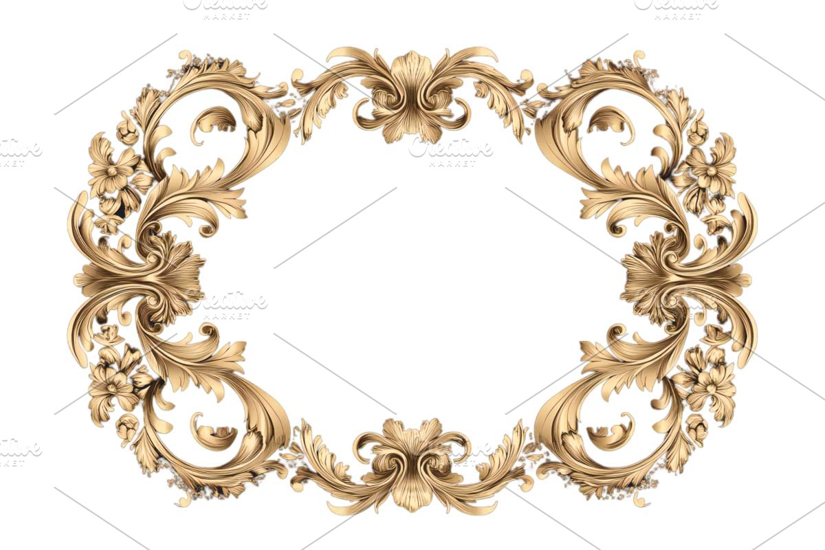 Filigree Frame Vintage Design, an Object Graphic by VetalStock (Photo 1 of 3)