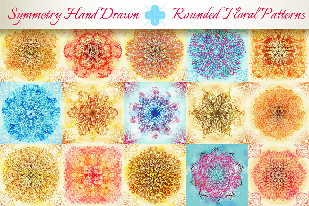 15 Floral Symmetry Patterns