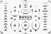 Gardenia - Serif Font Family, a Serif Font by Struvictory.art (Thumbnail 9 of 9)