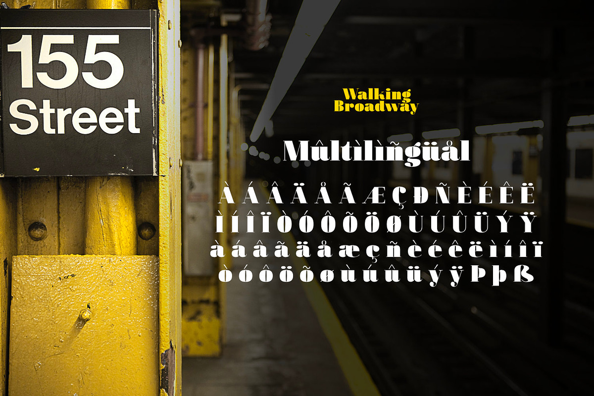 Walking Broadway - Bold Type, a Serif Font by ikiiko (Photo 7 of 7)