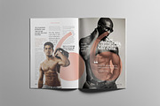 muscle and fitness magazine template, a Magazine Template by Swayang (Thumbnail 10 of 21)