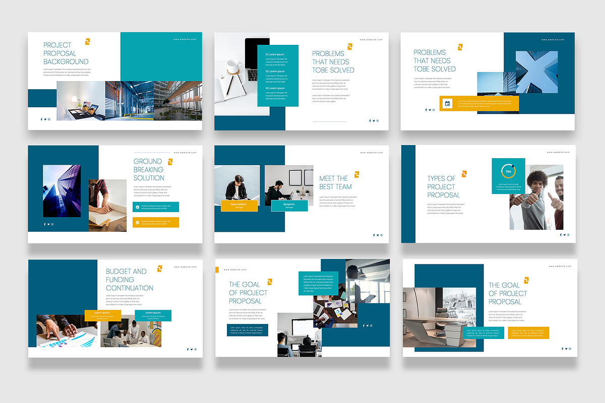 Project Proposal Keynote Template, a Presentation Template by Boinah Studio (Photo 5 of 6)
