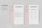 Resume Template 4 Page - Rose, a Resume Template by Aprilea (Thumbnail 3 of 6)