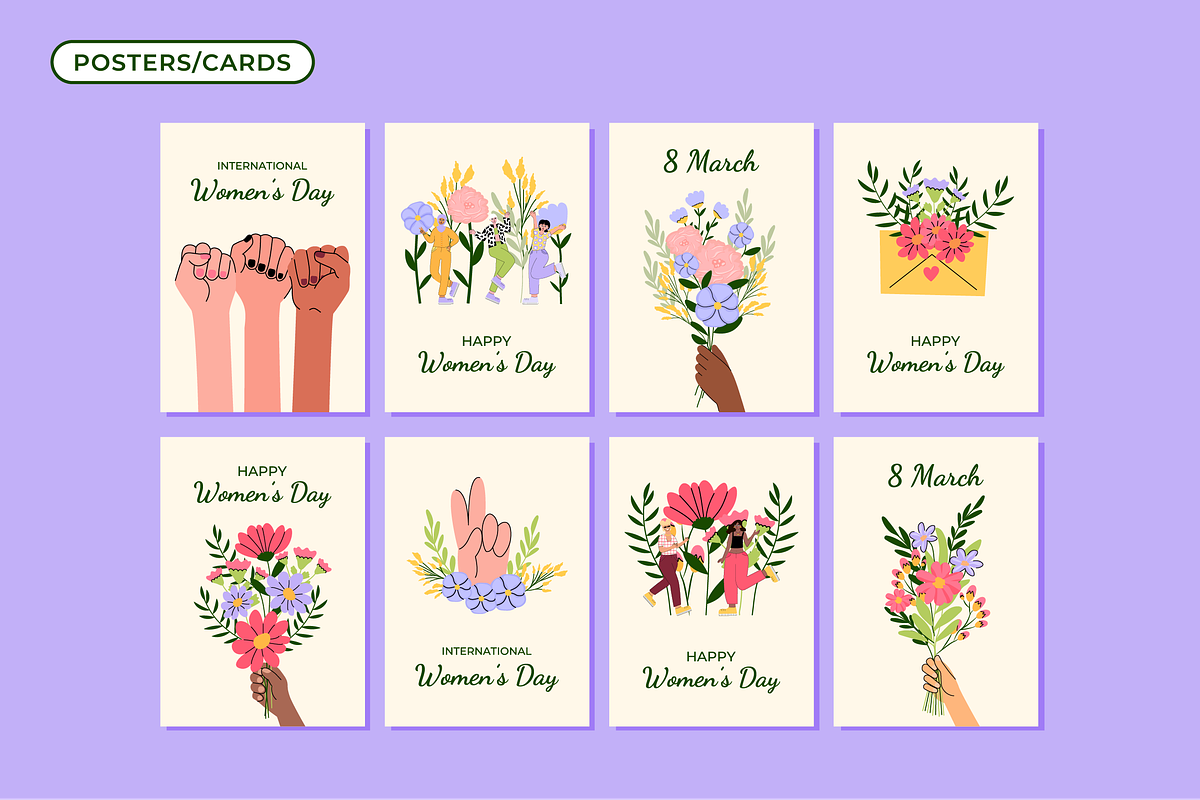 Women's Day Feminist Collection, an Object Graphic by semenova.sense (Photo 4 of 11)