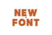 Kids Outline font, a Handwritten Font by Fourteen Letter (Thumbnail 2 of 7)