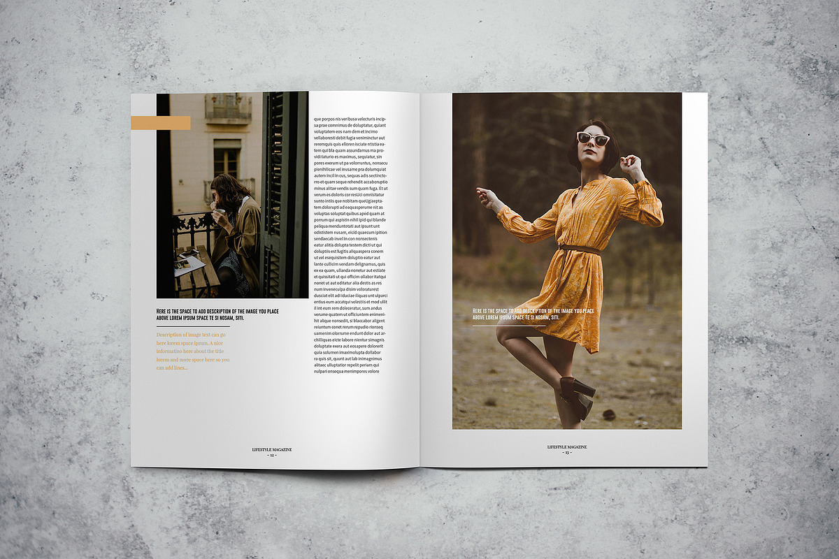 Lifestyle Magazine Indesign Template, a Magazine Template by Luuqas Design (Photo 8 of 17)