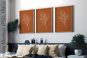 Gallery Frame Mockup in Bedroom Inte, a Templates & Theme by Ali's Designs (Thumbnail 3 of 3)