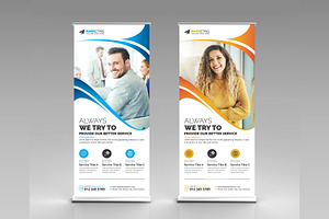 Corporate Business Roll Up Banner