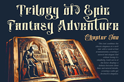 Patrajani - Decorative Serif, a Blackletter Font by TypeClassHeroes (Thumbnail 6 of 15)