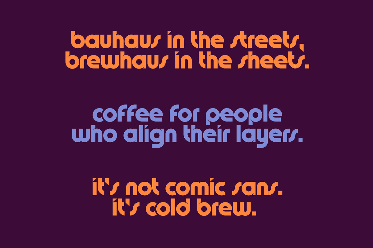 Modino - Geometric Bauhaus Font, a Font by UppercapType (Photo 10 of 10)