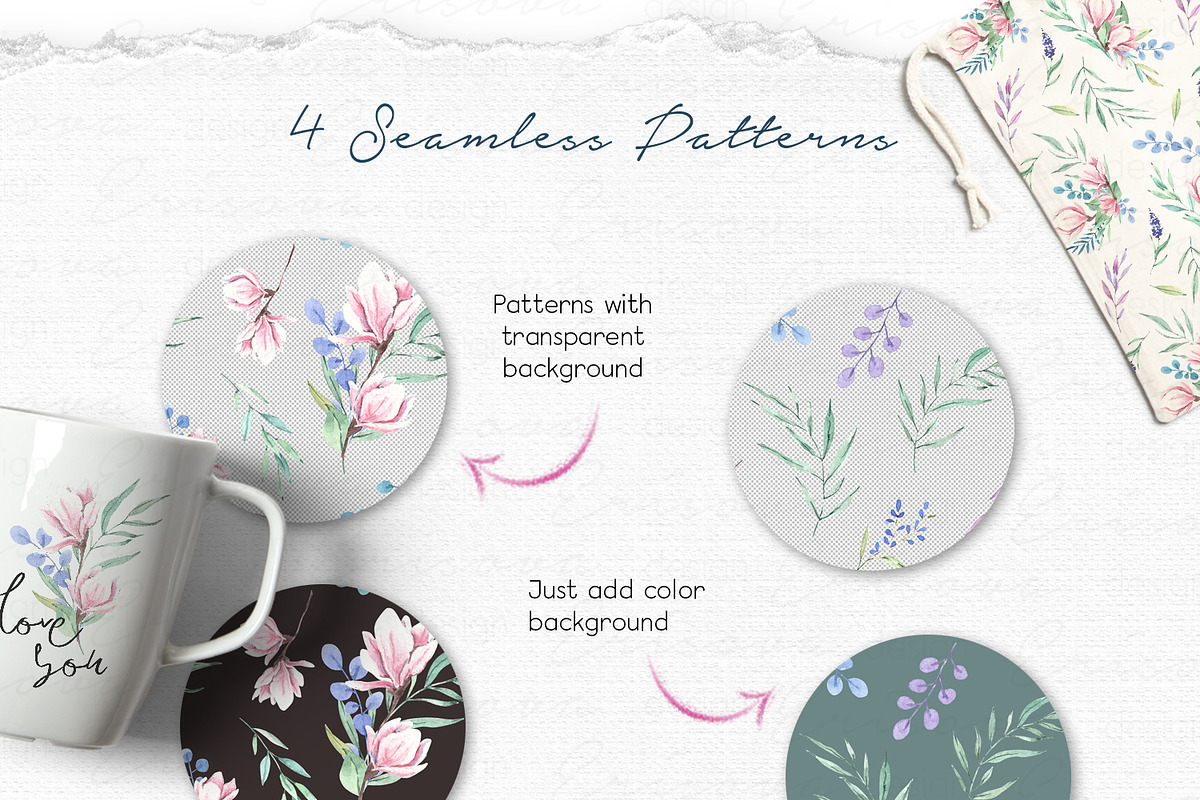 Watercolor Botanical Set, an Illustration by SOVA (Photo 7 of 7)