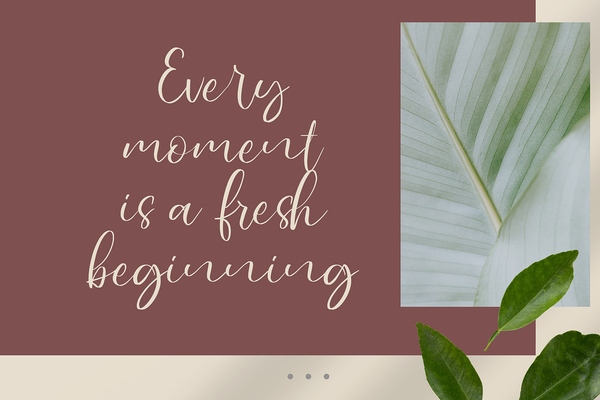 Karmila, a Script Font by alit design (Photo 8 of 9)