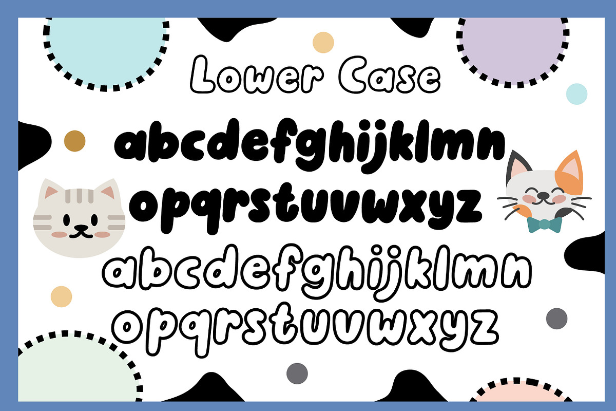 Cats and Dogs, a Handwritten Font by caocastudio (Photo 3 of 5)