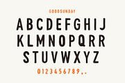Goodsunday font, a Sans Serif Font by youken (Thumbnail 1 of 4)