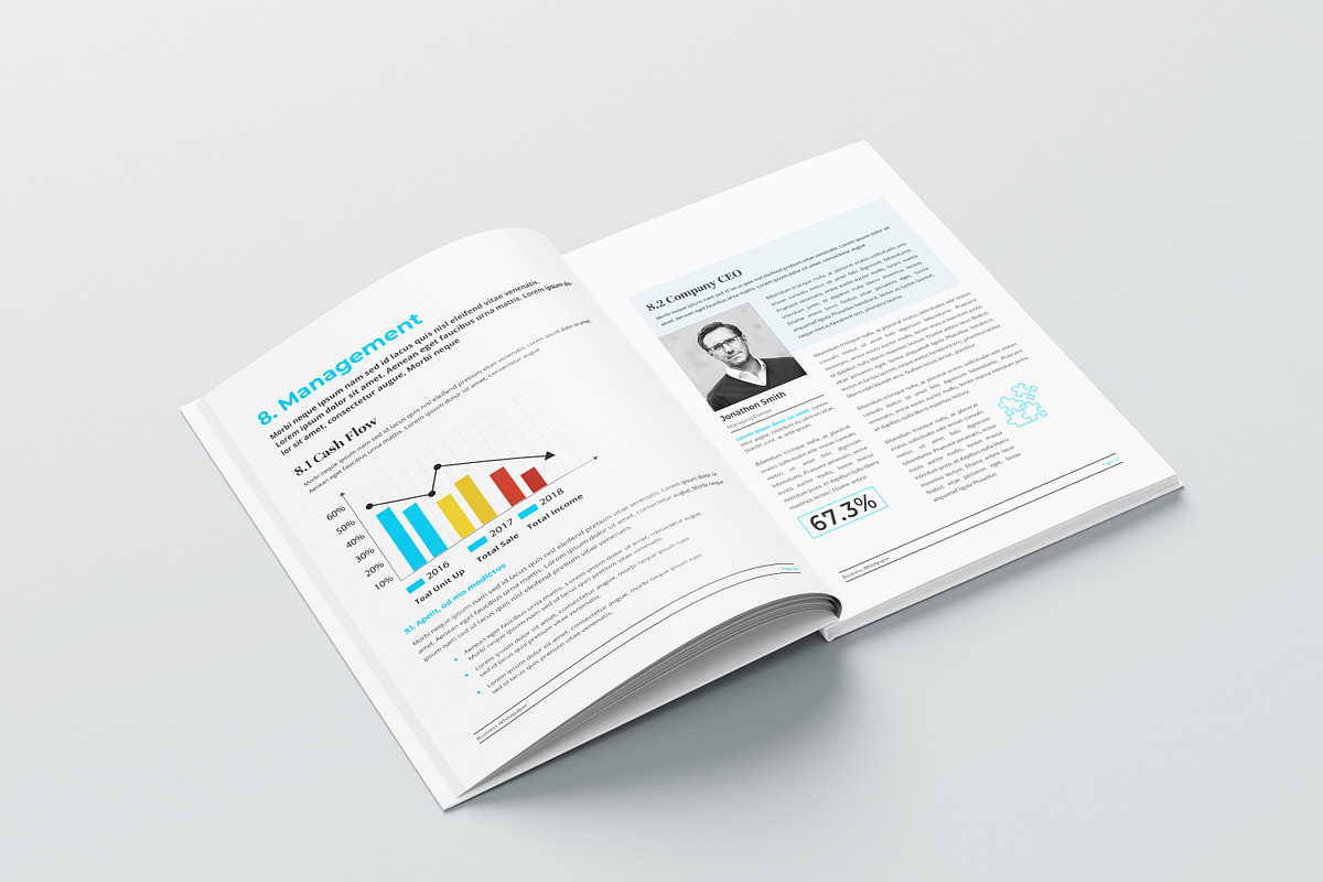 White Paper | Canva, Word, & Indd, a Brochure Template by obayes (Photo 24 of 30)