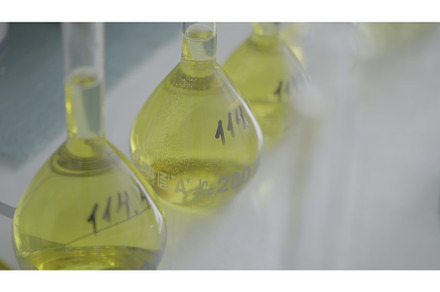 Glassware equipment in laboratory, a Technology Photo by Media Whale Stock