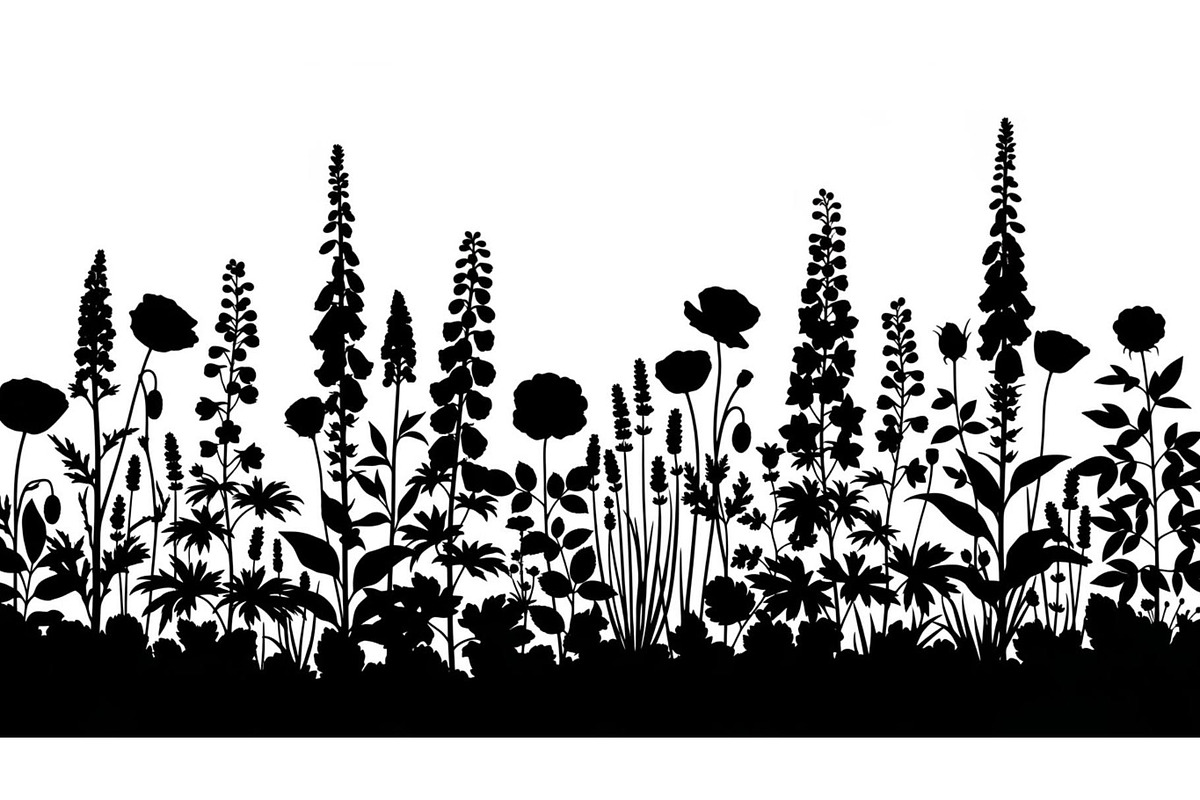 50 Botanical Garden Silhouette bundl, an Illustration by Designs_River (Photo 41 of 51)