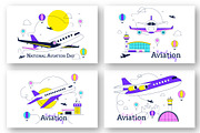 10 National Aviation Day, a Transportation Illustration by denayunebgt (Thumbnail 2 of 4)