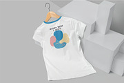 Round Neck Half Sleeve TShirt Mockup, a Shirt Mockup by megostudi0 (Thumbnail 2 of 7)